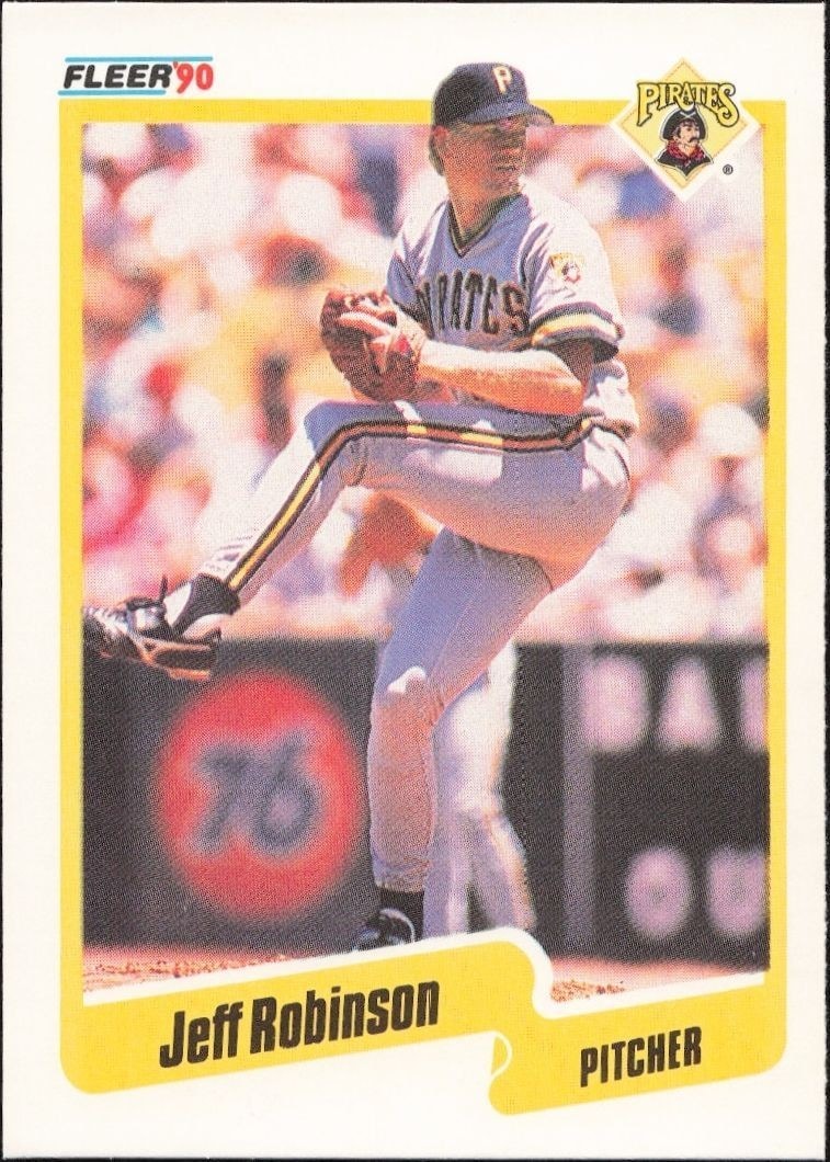 1990 Fleer Jeff Robinson #479 trading card