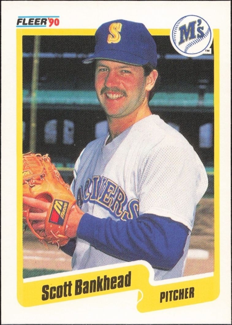 1990 Fleer Scott Bankhead #505 trading card