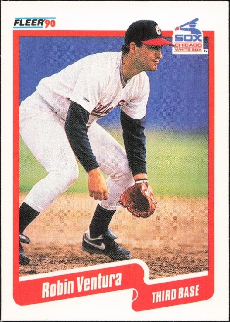 1990 Fleer Robin Ventura #550 trading card