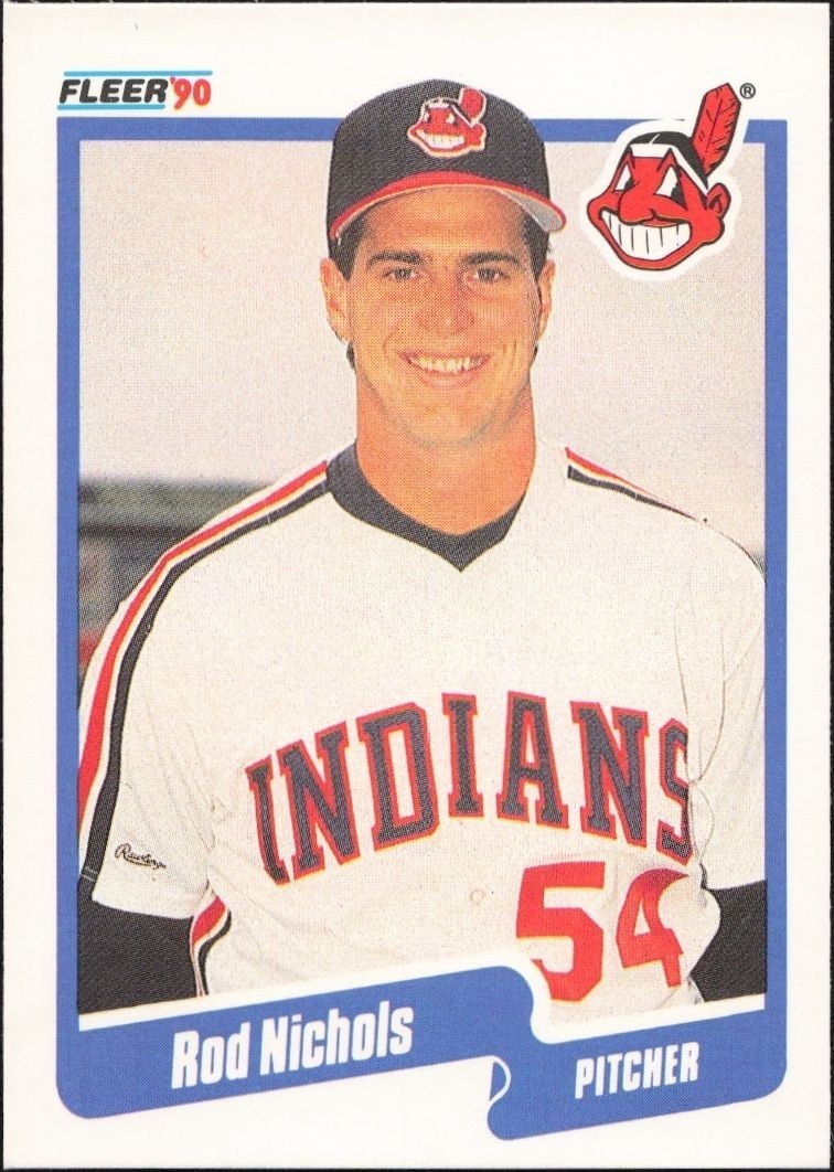 1990 Fleer Rod Nichols #497 trading card