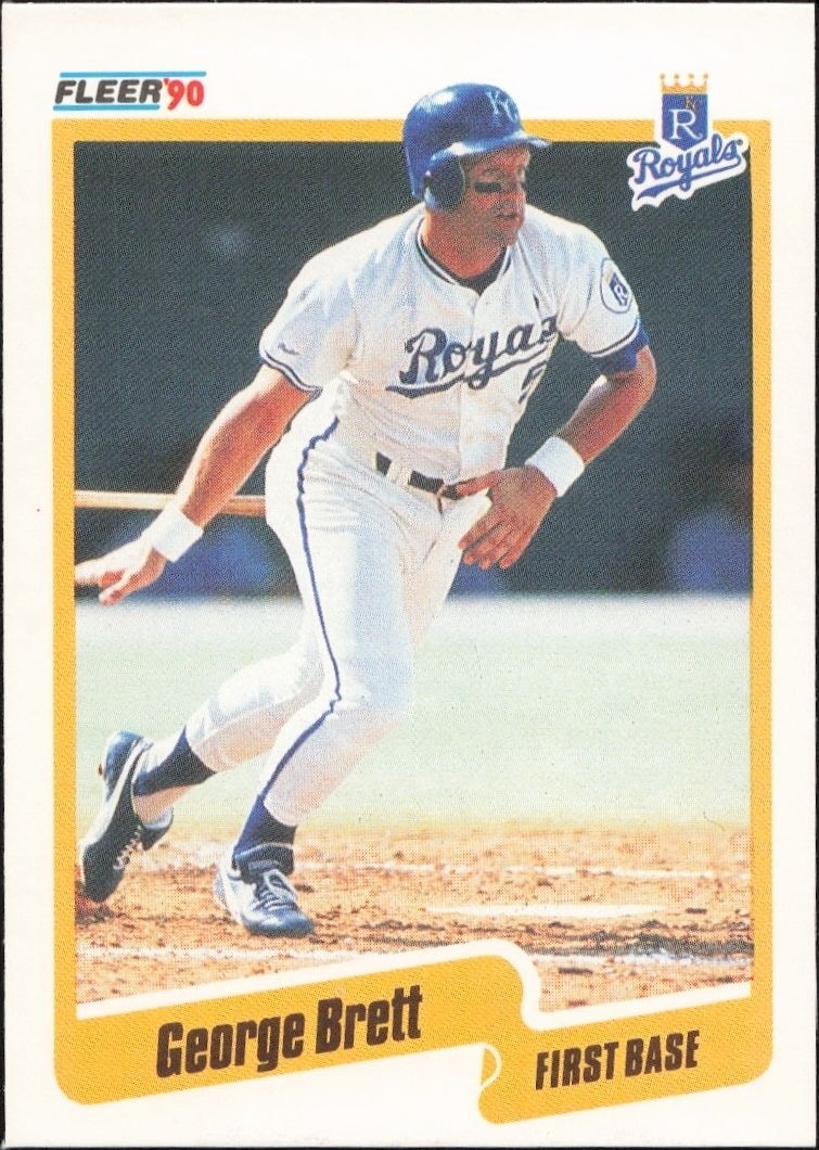 1990 Fleer George Brett #103 trading card
