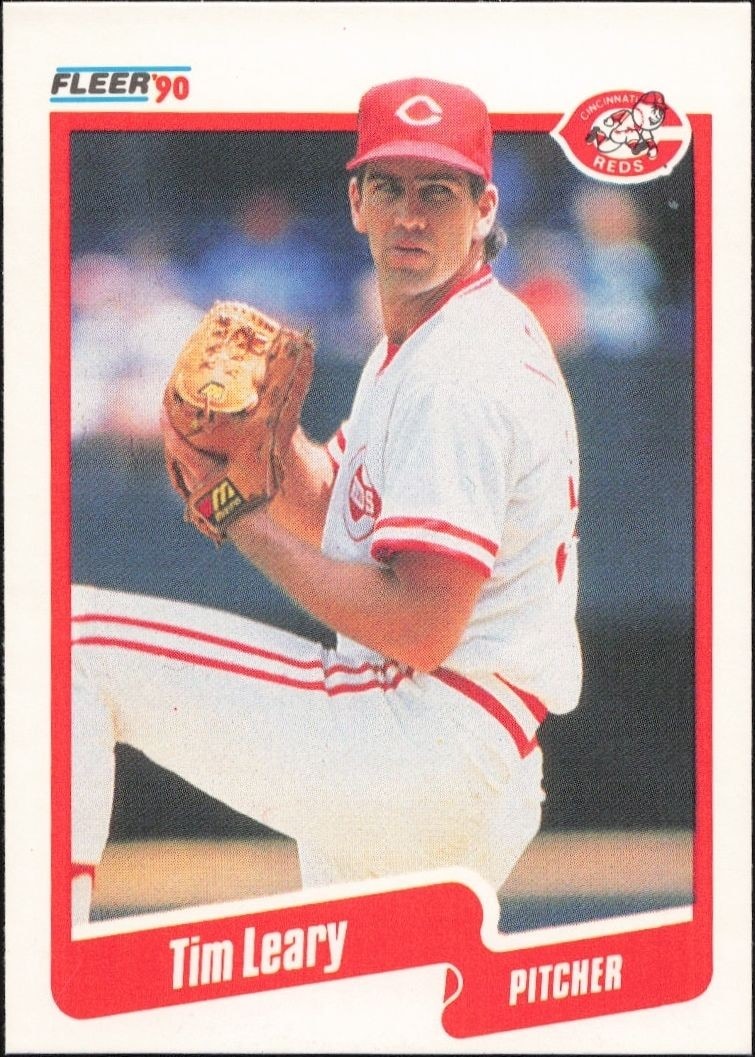 1990 Fleer Tim Leary #424 trading card