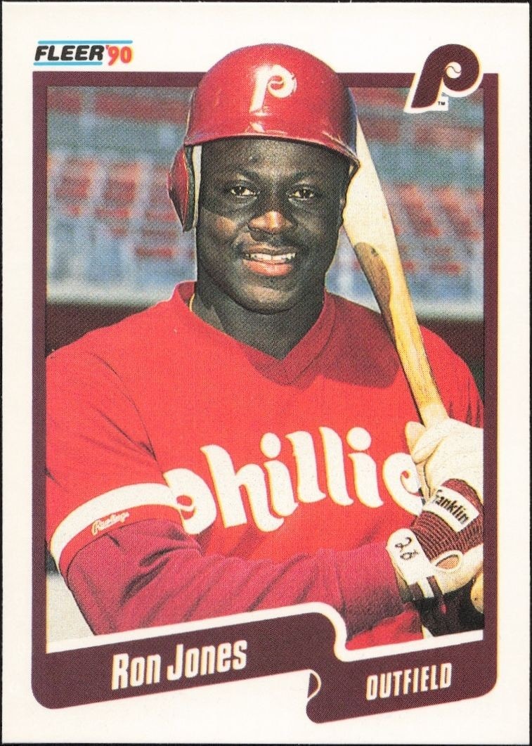 1990 Fleer Ron Jones #563 trading card