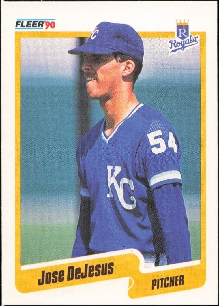 1990 Fleer Jose DeJesus #104 trading card