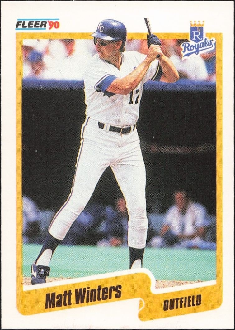 1990 Fleer Matt Winters #124 trading card