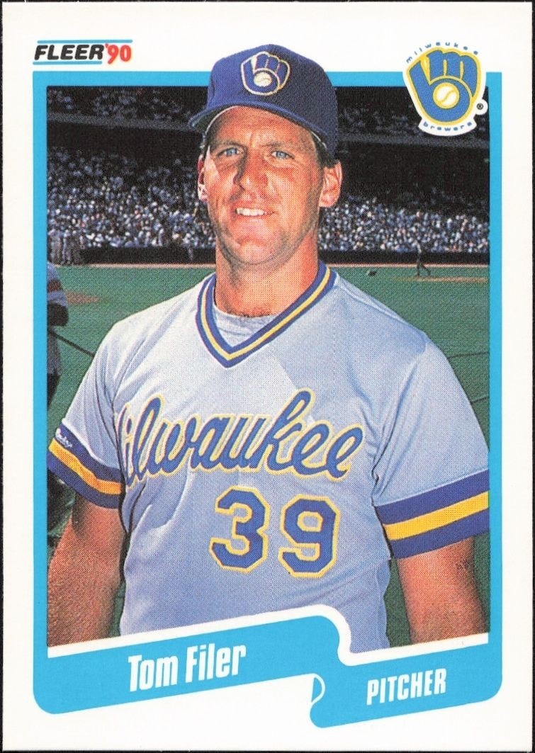 1990 Fleer Tom Filer #322 trading card
