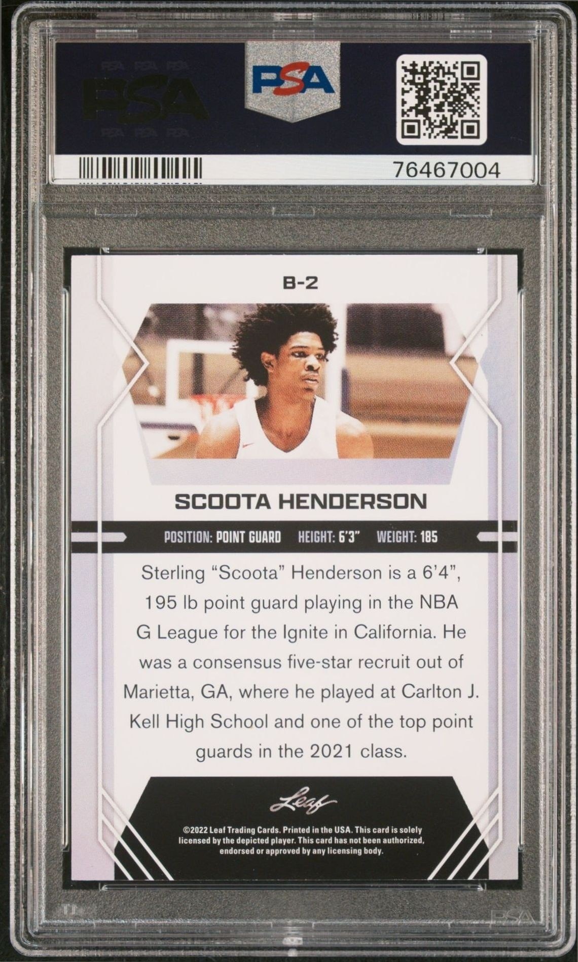 Scoot Henderson - Back