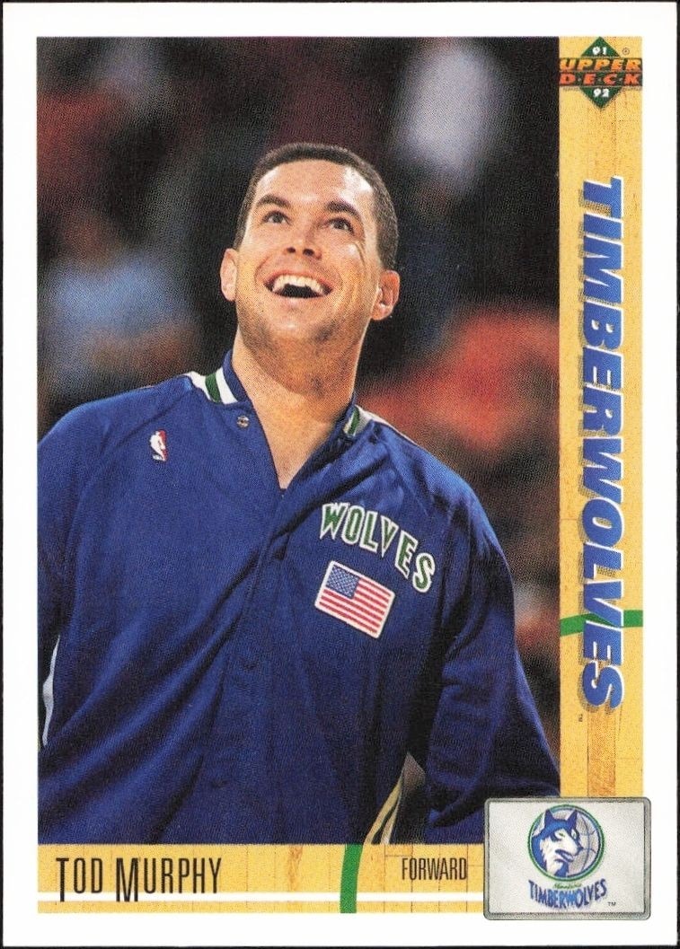 1991-92 Upper-Deck Tod Murphy #377 trading card