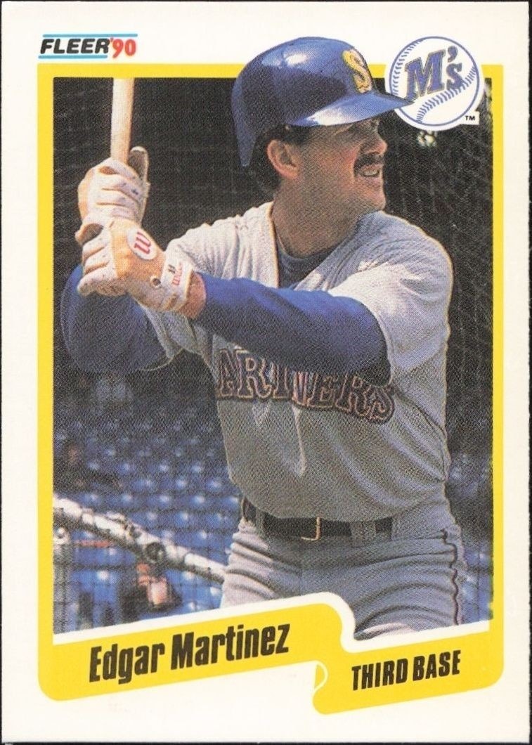 1990 Fleer Edgar Martinez #520 trading card