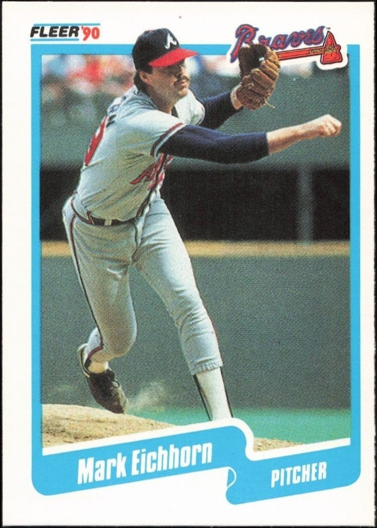 1990 Fleer Mark Eichhorn #580 trading card