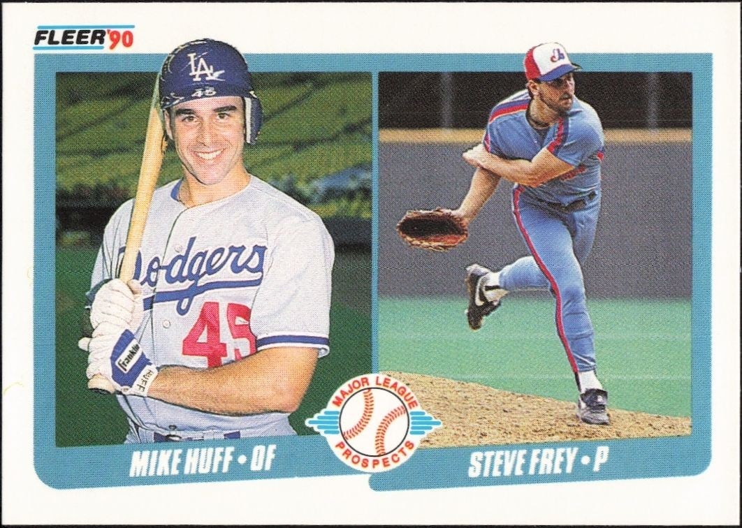 1990 Fleer Mike Huff #649 trading card