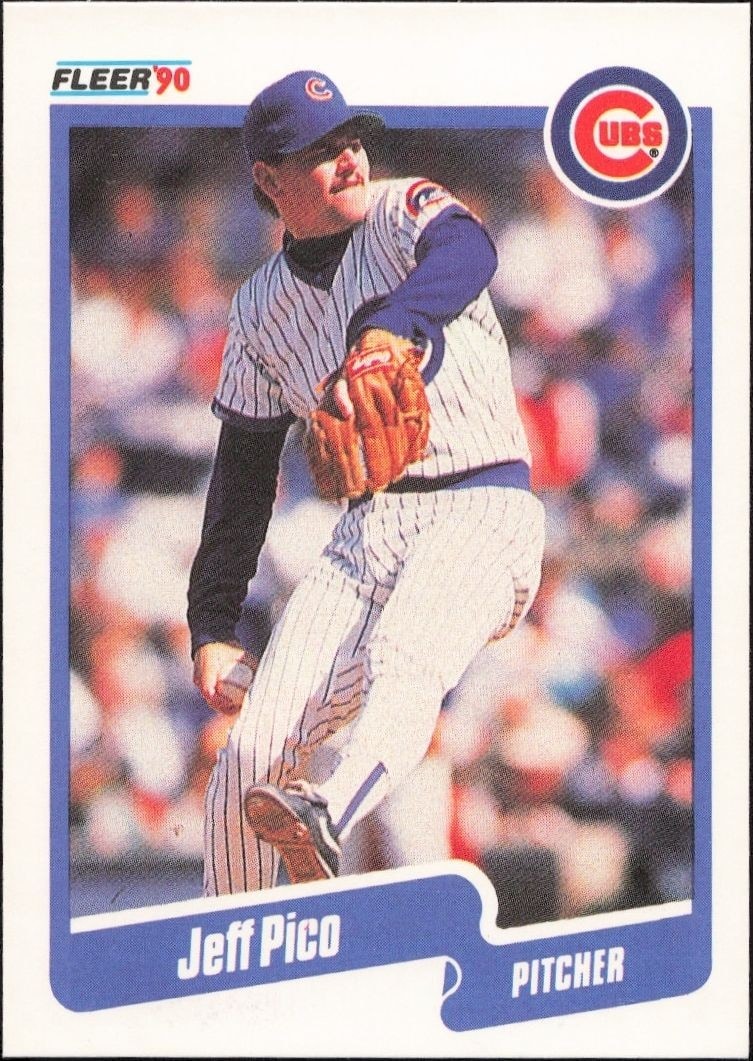 1990 Fleer Jeff Pico #39 trading card