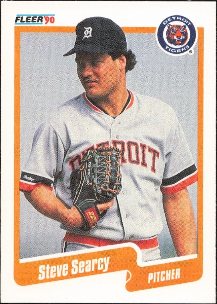 1990 Fleer Steve Searcy #615 trading card