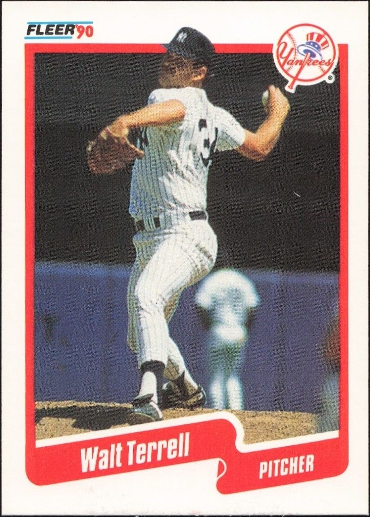 1990 Fleer Walt Terrell #457 trading card