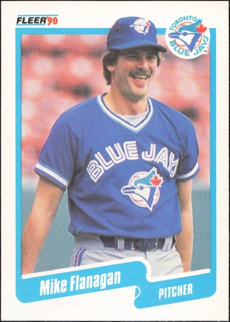 1990 Fleer Mike Flanagan #81 trading card