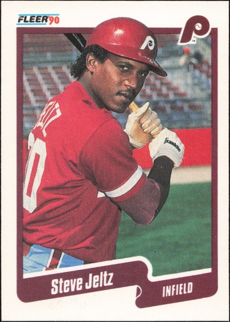 1990 Fleer Steve Jeltz #562 trading card