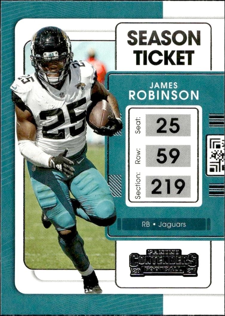 2021 Panini Contenders James Robinson #45 trading card