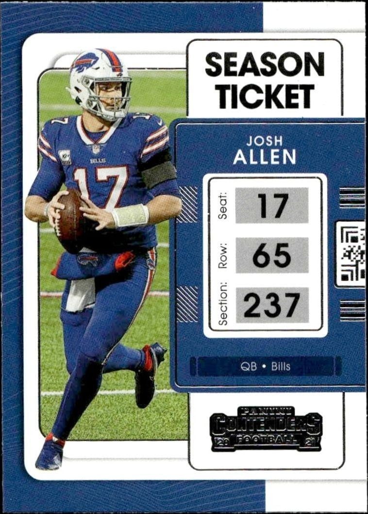 2021 Panini Contenders Josh Allen #10 trading card