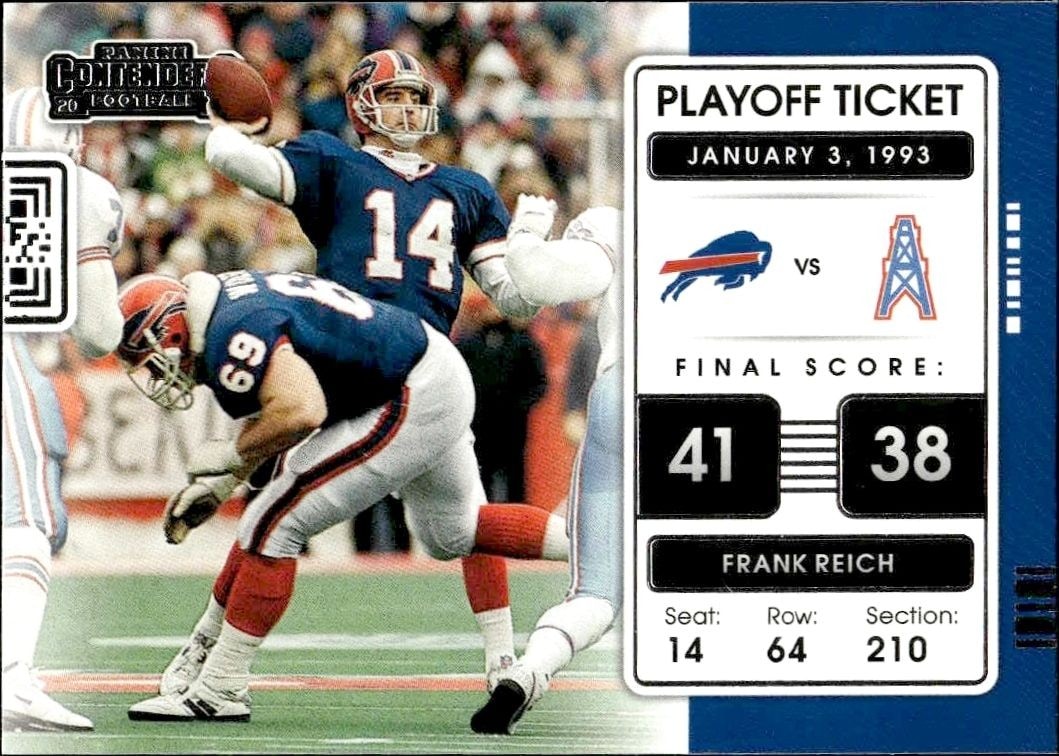 2021 Panini Contenders Frank Reich #PLT-FRE trading card