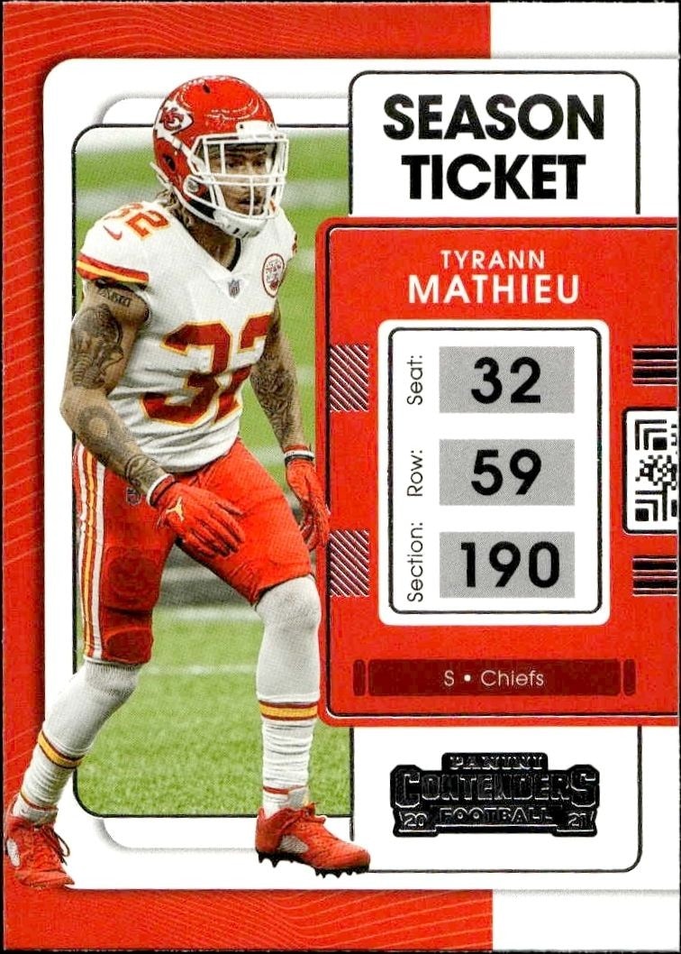 2021 Panini Contenders Tyrann Mathieu #50 trading card