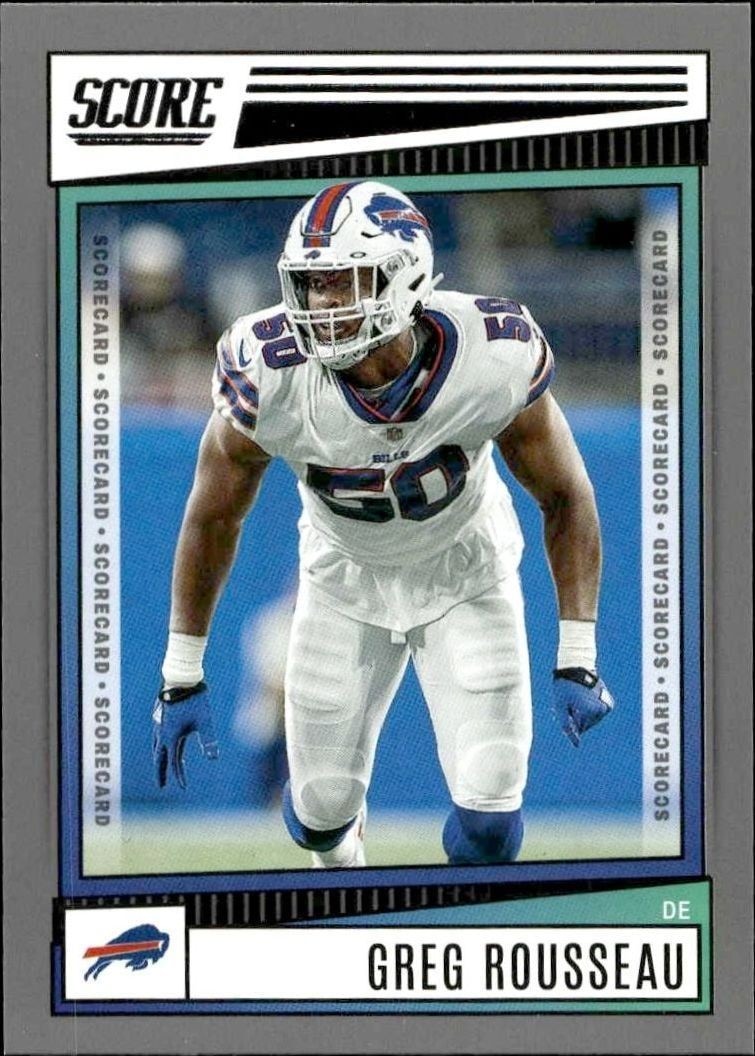 2022 Panini Score Greg Rousseau #267 trading card