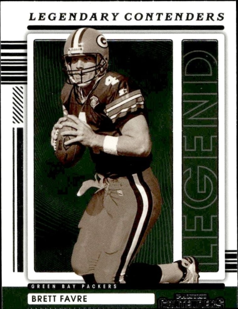 2021 Panini Contenders Brett Favre #LGD-BFA trading card