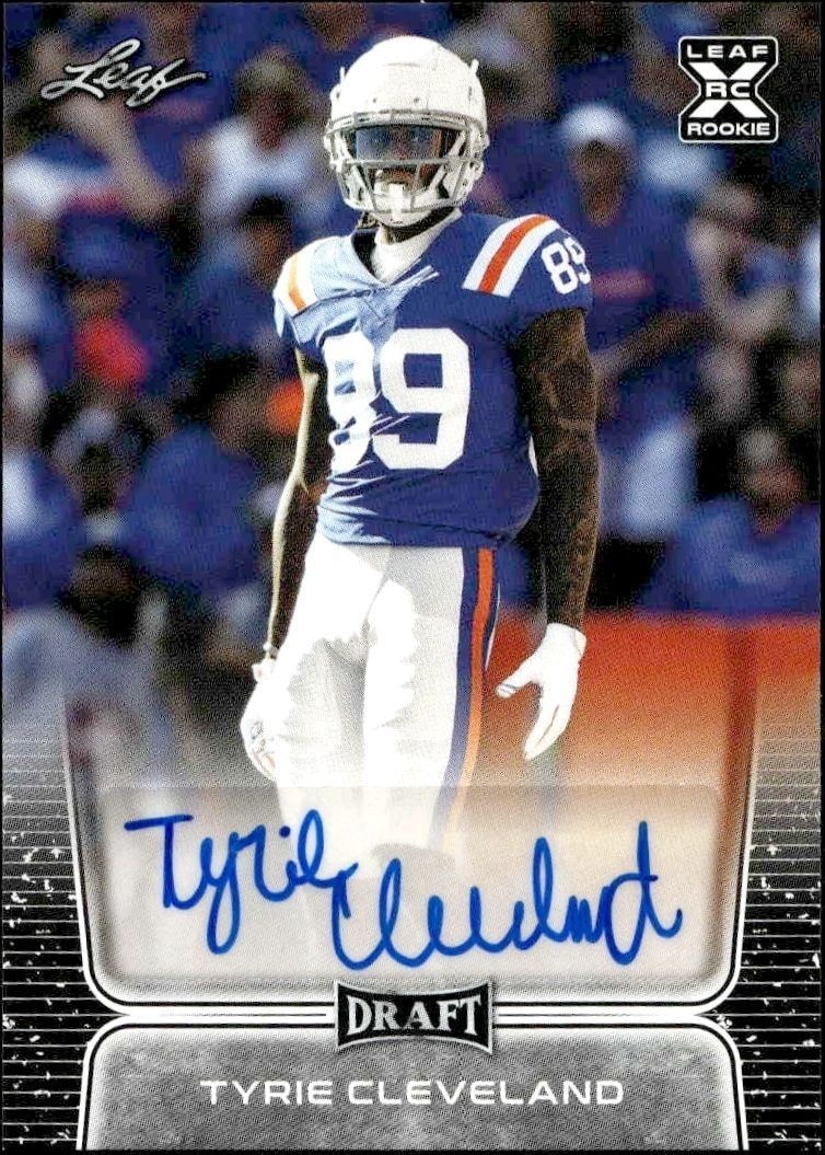 2020 Leaf Draft Tyrie Cleveland #BA-TC1 trading card