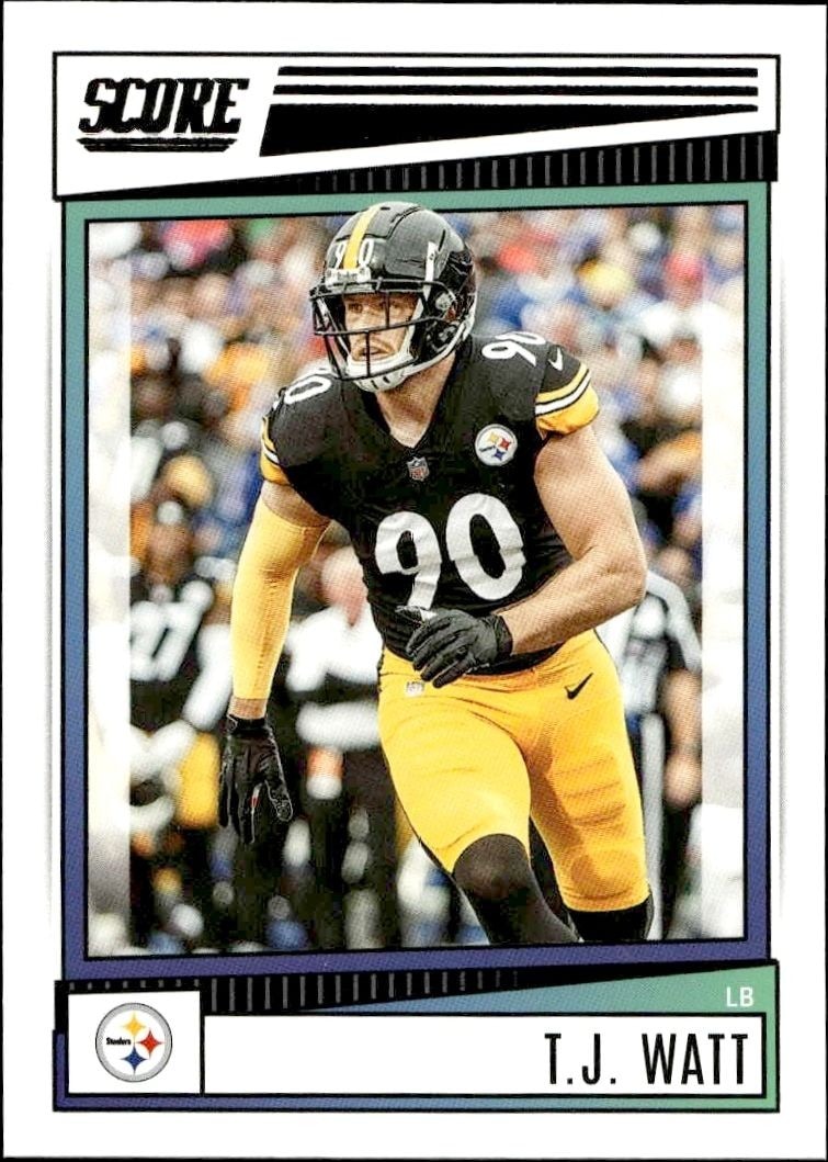 2022 Panini Score T.J. Watt #216 trading card