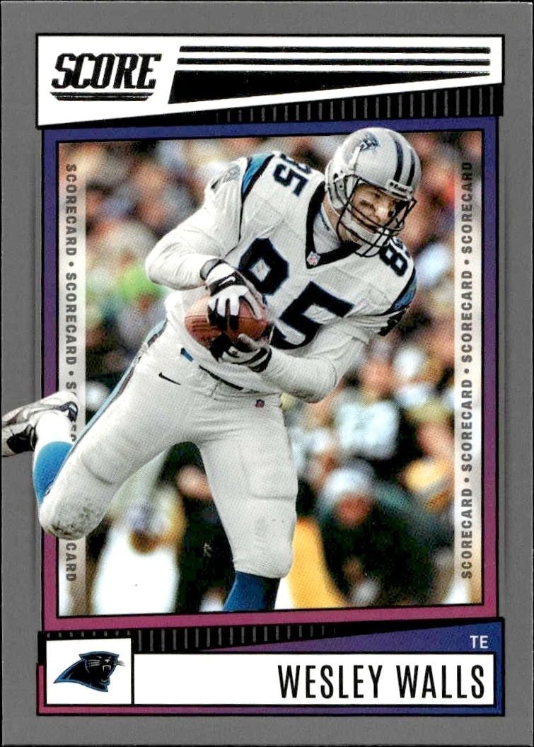 2022 Panini Score Wesley Walls #52 football trading card front