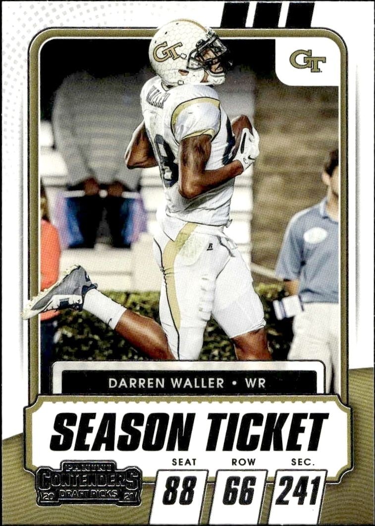 2021 Panini Contenders Draft Picks Darren Waller #42 trading card