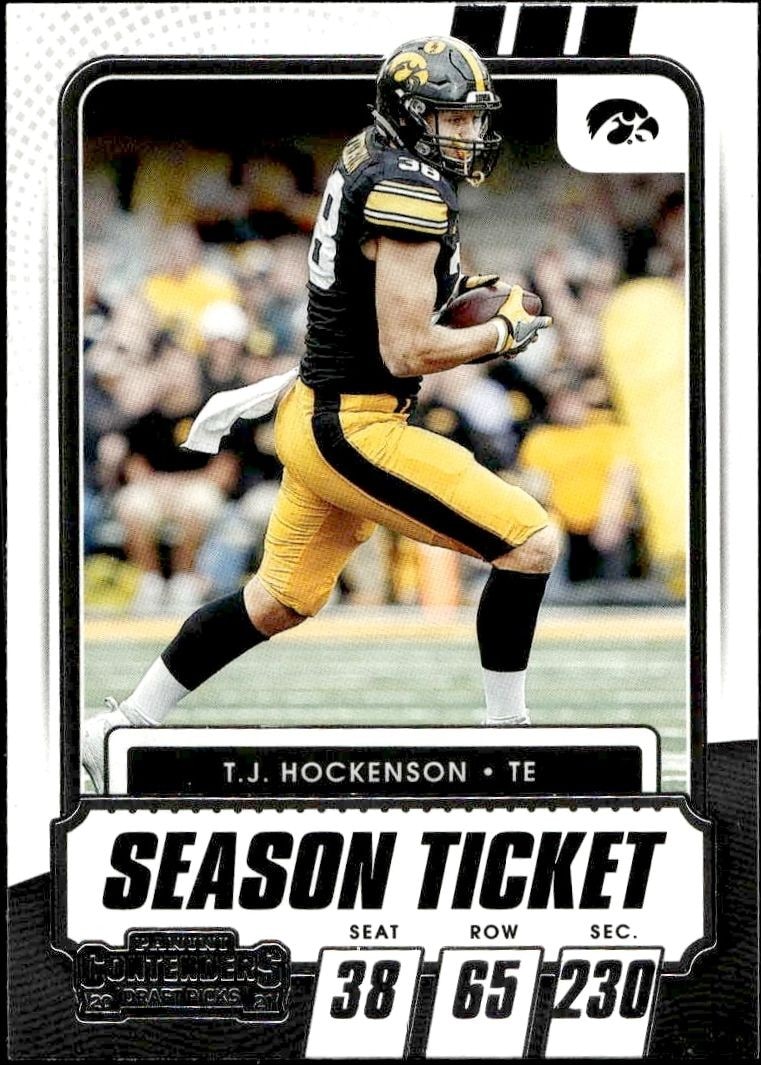 2021 Panini Contenders Draft Picks T.J. Hockenson #99 trading card