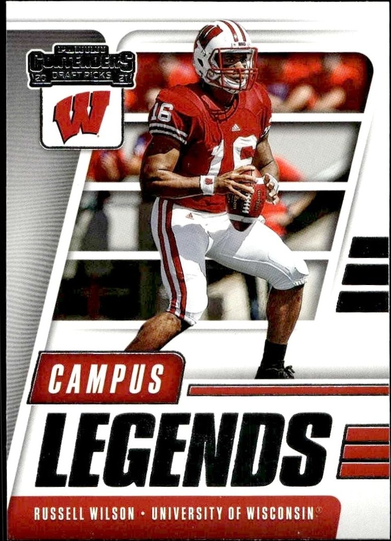 2021 Panini Contenders Draft Picks Russell Wilson #4 trading card