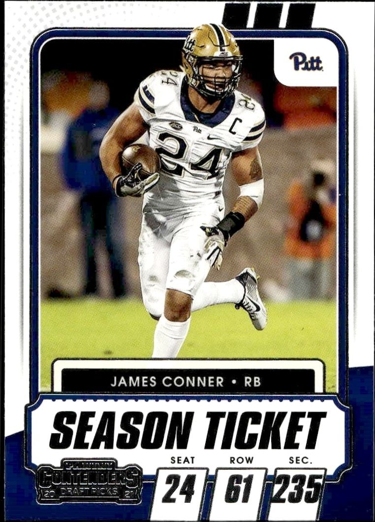 2021 Panini Contenders Draft Picks James Conner #66 trading card