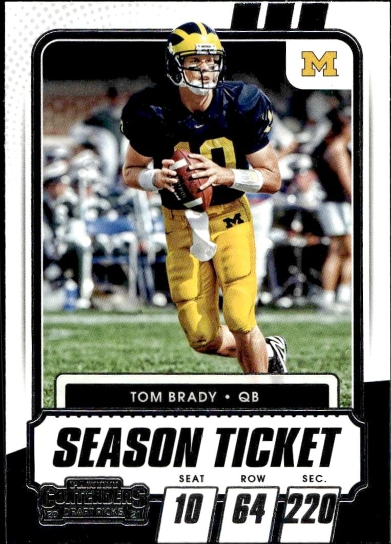 2021 Panini Contenders Draft Picks Tom Brady #8 trading card