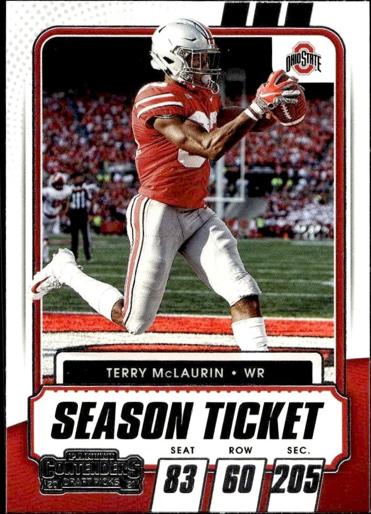 2021 Panini Contenders Draft Picks Terry McLaurin #34 trading card