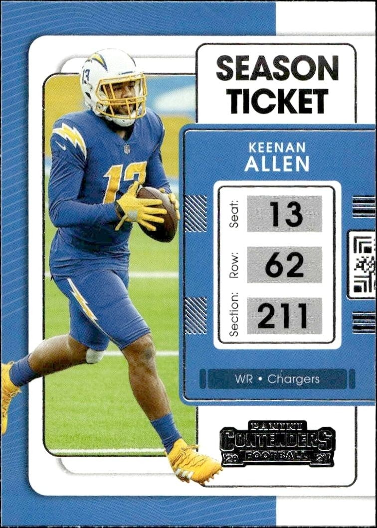 2021 Panini Contenders Keenan Allen #52 trading card