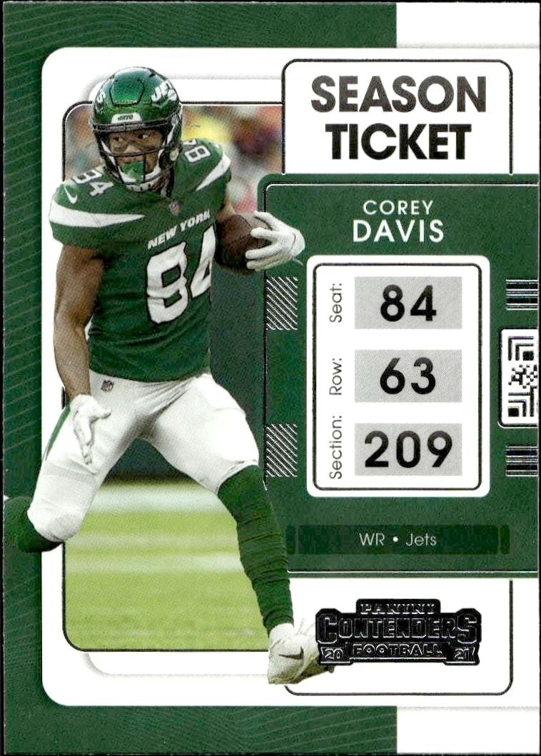 2021 Panini Contenders Corey Davis #76 trading card