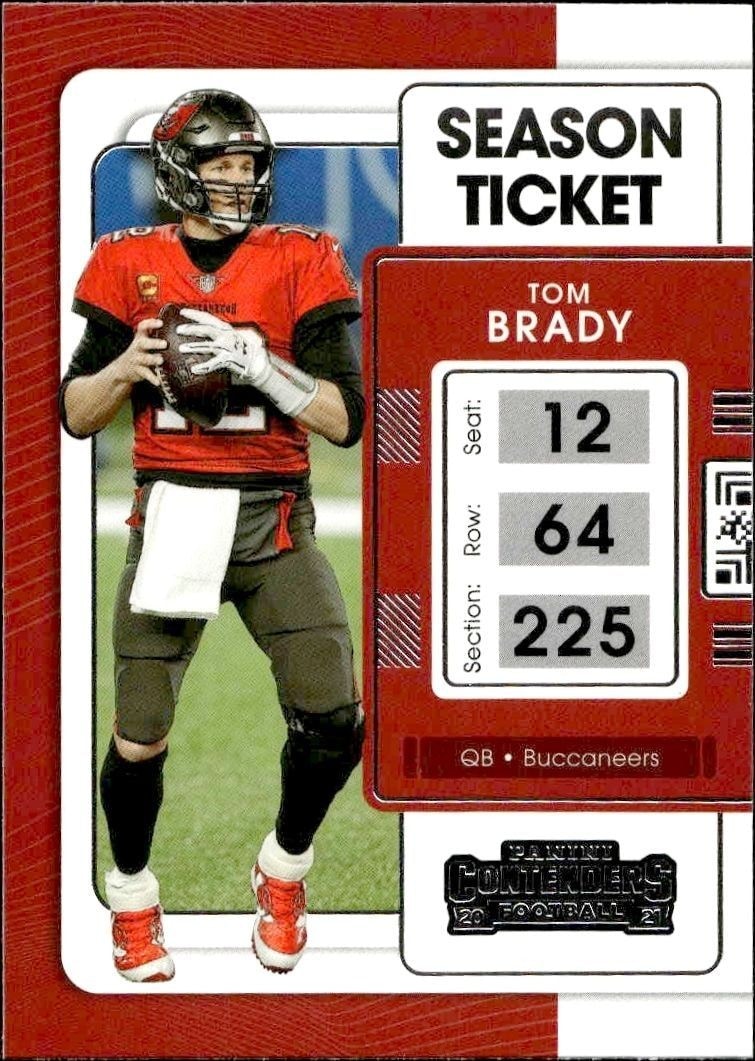 2021 Panini Contenders Tom Brady #91 trading card