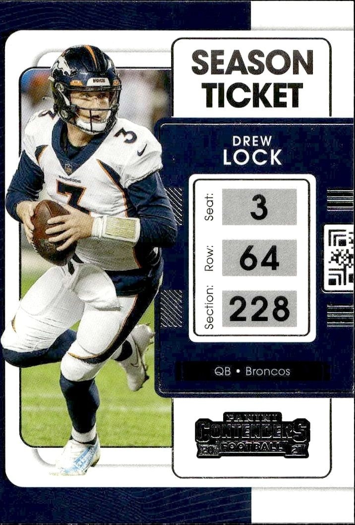 2021 Panini Contenders Drew Lock #28 trading card