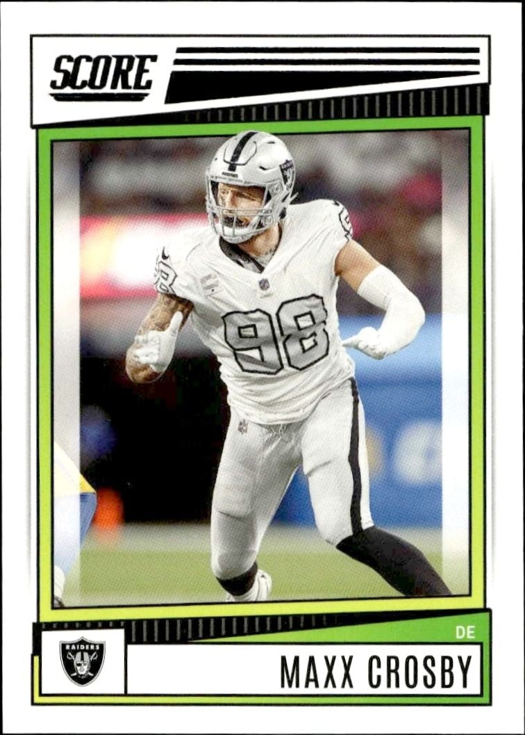 2022 Panini Score Maxx Crosby #128 trading card