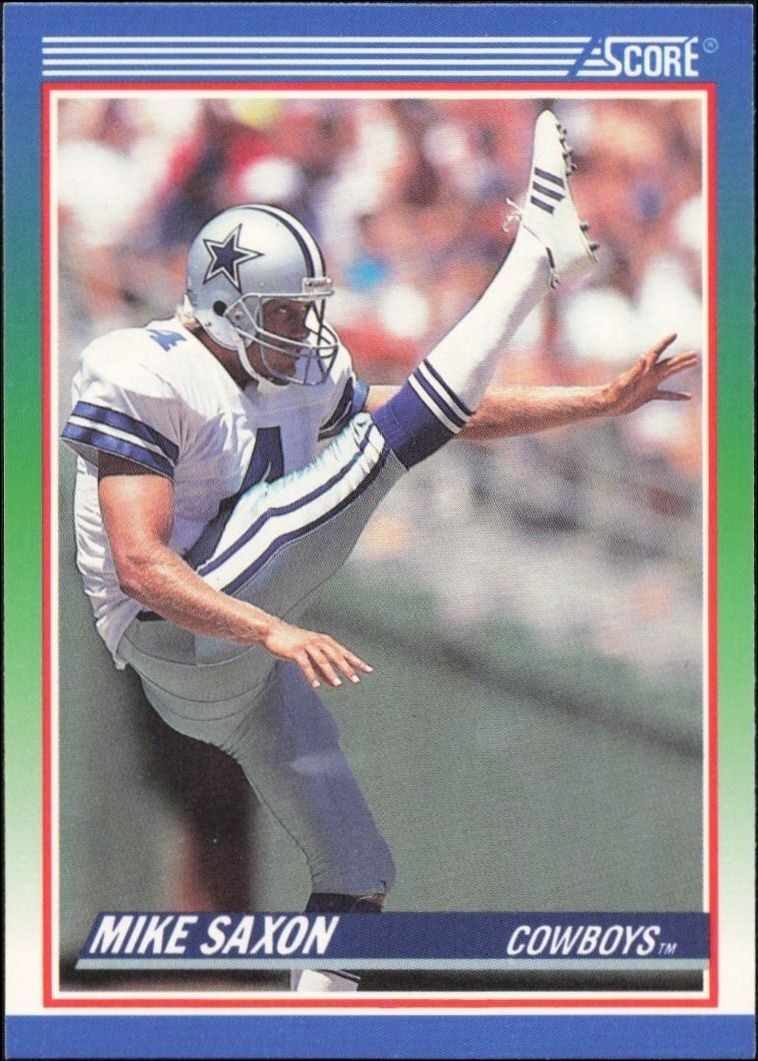 1990 Score Mike Saxon #379 trading card
