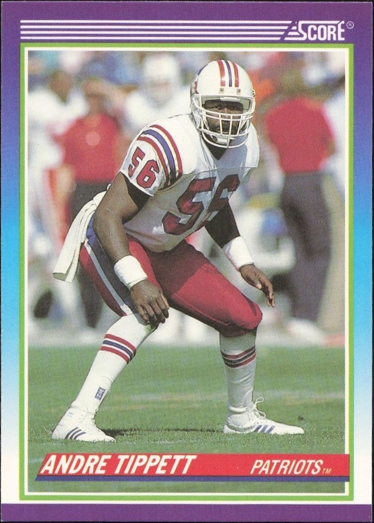 1990 Score Andre Tippett #458 trading card