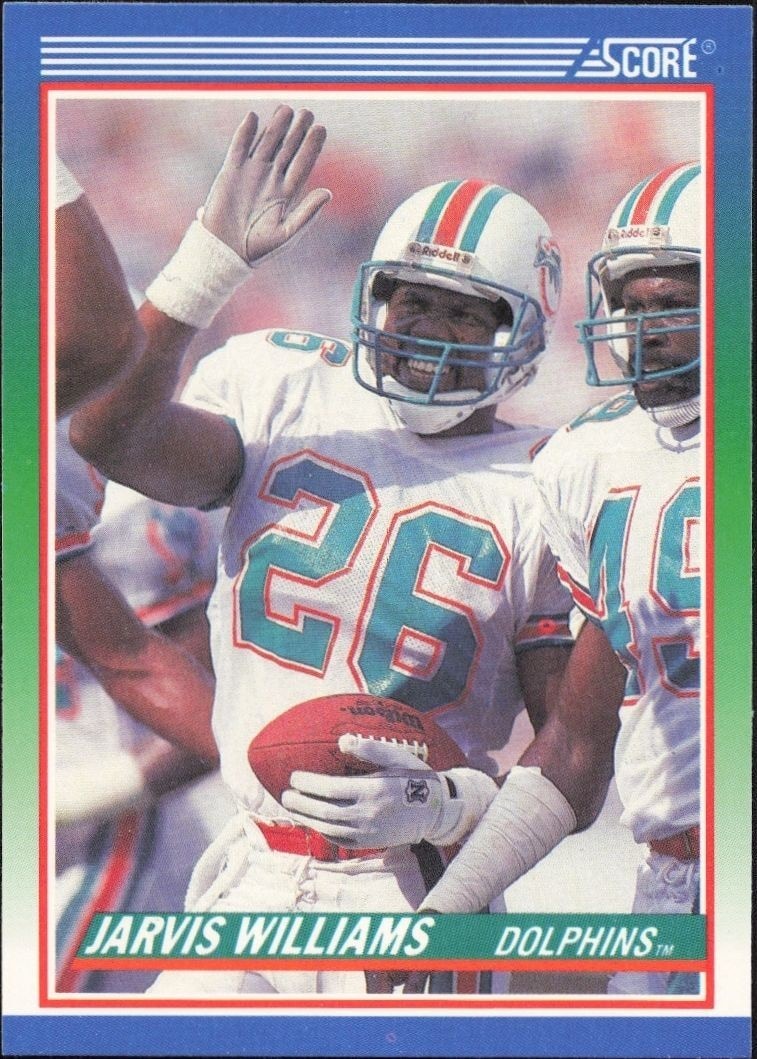 1990 Score Jarvis Williams #378 trading card