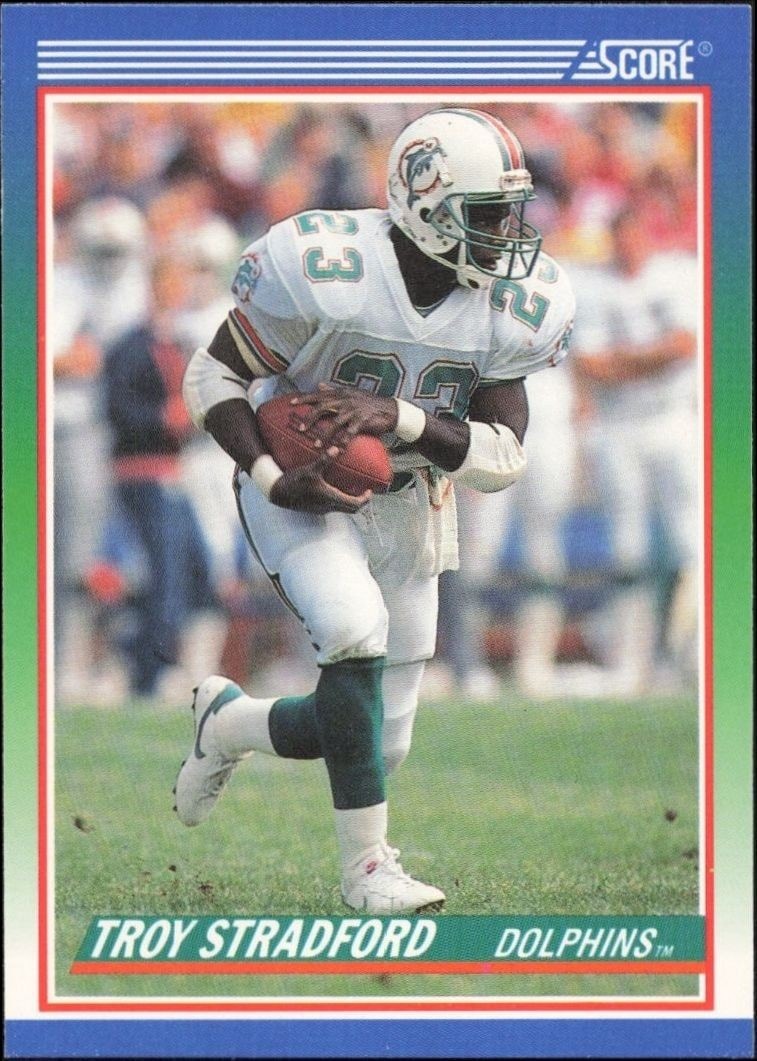 1990 Score Troy Stradford #360 trading card
