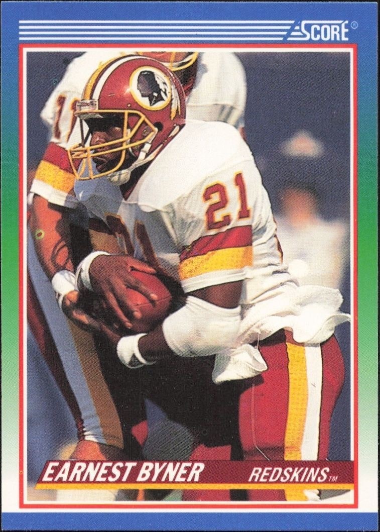 1990 Score Earnest Byner #358 trading card