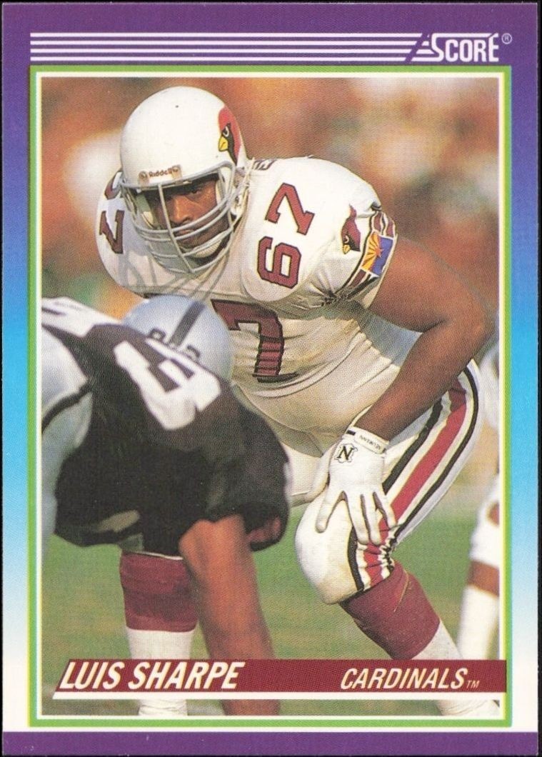 1990 Score Luis Sharpe #445 trading card