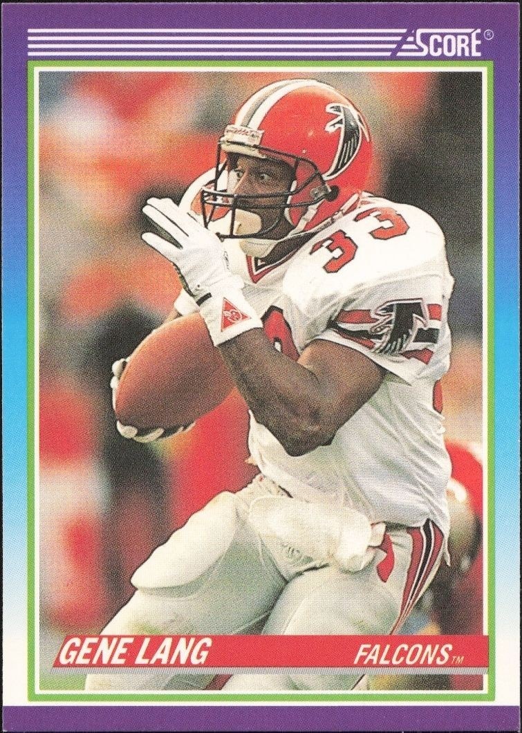 1990 Score Gene Lang #449 trading card
