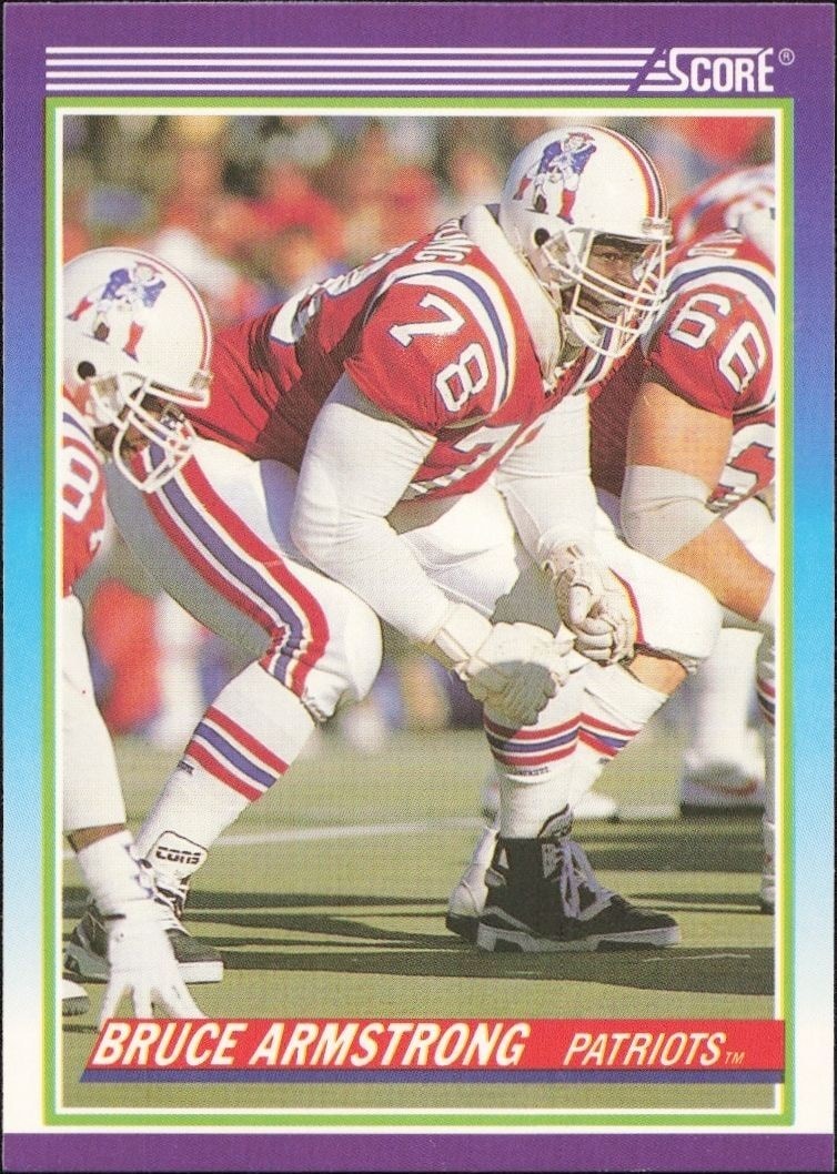1990 Score Bruce Armstrong #485 trading card