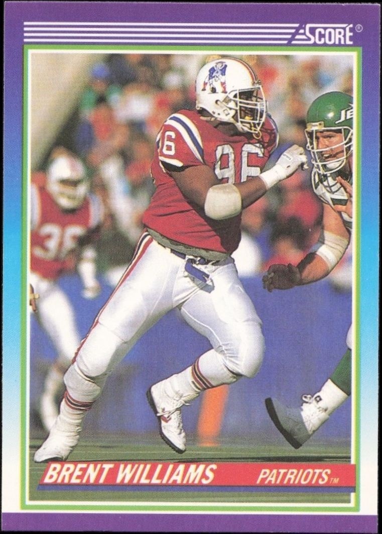 1990 Score Brent Williams #482 trading card