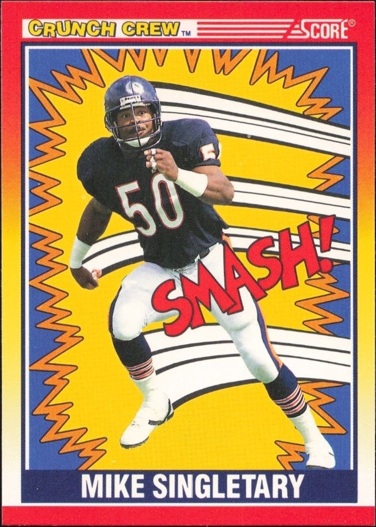 1990 Score Mike Singletary #554 trading card